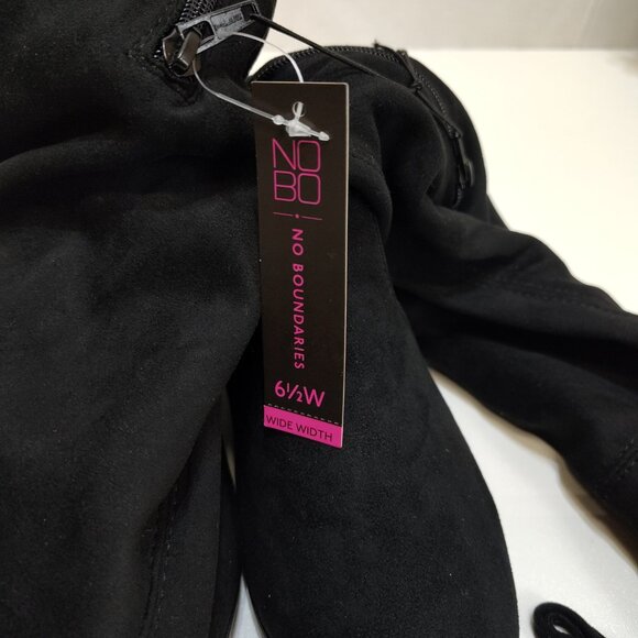 No Boundaries Over-The-Knee Boots Size 6.5W True To Size Suede-like Material NWT - Picture 11 of 12